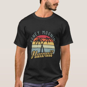 T-shirt Lune De Miel Hawaïenne Et Nouveaux Mariés À Hawaii