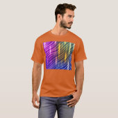 T-shirt Lune de miel rétro dorée (Devant entier)