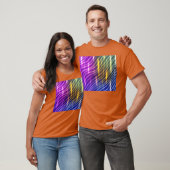 T-shirt Lune de miel rétro dorée (Unisexe)