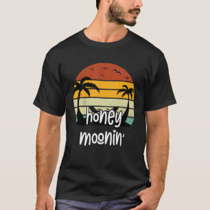 T-shirt Lune de miel sur la plage Lune de miel Hommes Femm