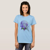 T-shirt Lune de violette douce (Devant entier)