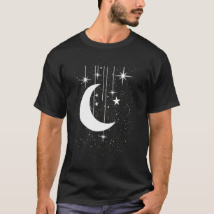 T-shirt Lune drôle d'art pour hommes femmes enfants galaxi