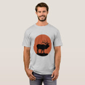 T-shirt Lune du caribou (Devant entier)