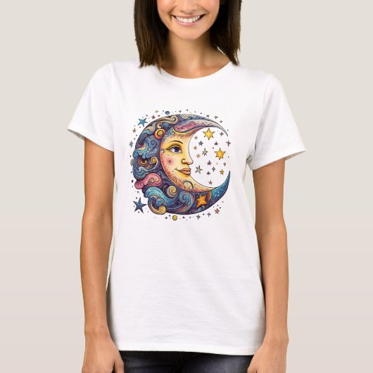 T-shirt Lune du croissant (Devant)