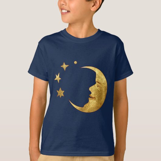 T-shirt Lune et étoiles (Devant)