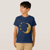 T-shirt Lune et étoiles (Devant entier)