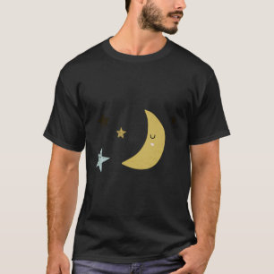 T-shirt Lune Et Étoiles