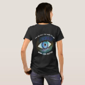 T-shirt Lune et étoiles Mind sur Matt chemise mal oeil, (Dos entier)