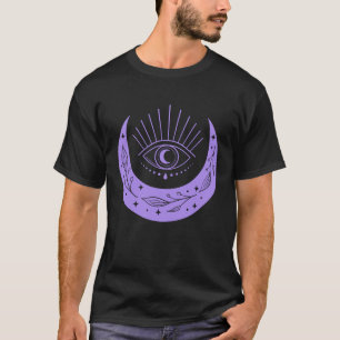 T-shirt Lune et le troisième oeil Nouvel âge Spirituel Pur
