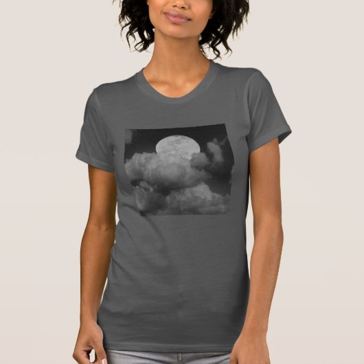 T-shirt Lune et nuages sur le Kansas (Devant)