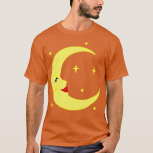 T-shirt Lune Lady Night Sky Stars2