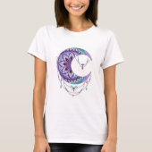 T-shirt Lune Mandala (Devant)