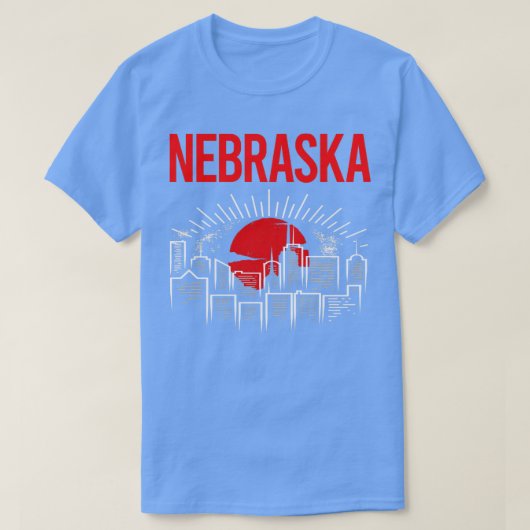 T-shirt Lune rouge Nevada (Design devant)