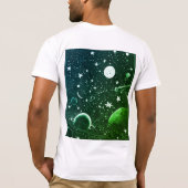 T-shirt Lune spatiale (Dos)