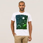 T-shirt Lune spatiale (Devant entier)