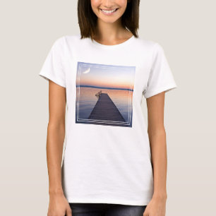 T-shirt Lune sur la passerelle de Buscharner Lac de Star