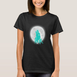 T-shirt Lune Wolf