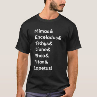 T-shirt Lunes de Saturn