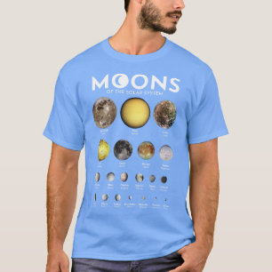 T-shirt Lunes du système solaire 3
