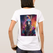T-shirt Lunettes bleues Funky Donkey (Dos)