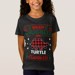 T-Shirt Lunettes chaudes Turtle Lover Cadeaux Noël moche N