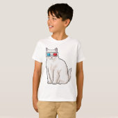 T-shirt Lunettes de chat (Devant entier)