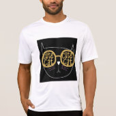 T-shirt Lunettes de chat Graphic Parties scintillant or Ki (Devant)