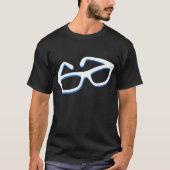 T-shirt Lunettes de nerd cool (Devant)