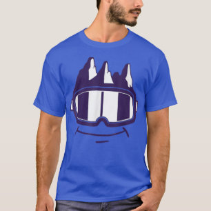 T-shirt Lunettes de ski snowboard ski snowboard sport