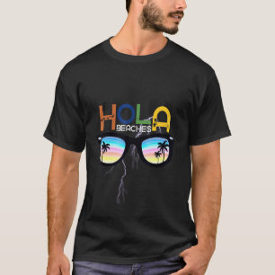 T-shirt Lunettes De Soleil Aloha Plages Plage Vacances Été