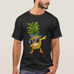 T-shirt Lunettes de soleil ananas Dabbing Aloha été Be