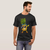 T-shirt Lunettes de soleil ananas Dabbing Aloha été Be (Devant entier)
