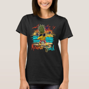 T-shirt Lunettes de soleil ananas Dabbing Miramar Beach Fl