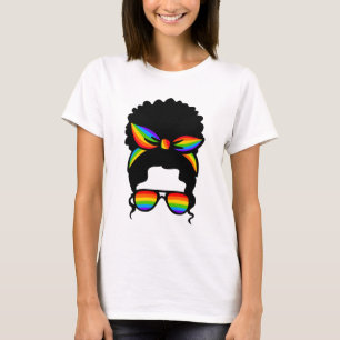 T-shirt Lunettes de soleil arc-en-ciel LGBT Pride