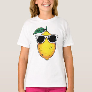 T-shirt Lunettes de soleil au citron amusantes