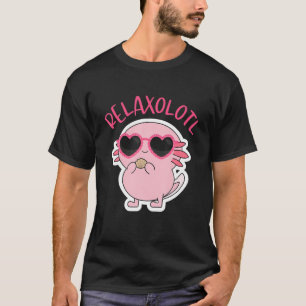 T-shirt Lunettes de soleil Axolotl Lover Coeur mignonne Ka