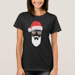 T-shirt Lunettes de soleil barbe de père Noël chapeau de N