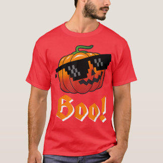 T-shirt Lunettes de soleil Boo Orange Citrouille