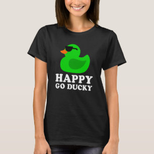 T-shirt Lunettes de soleil Canard en caoutchouc vert migno