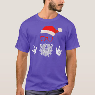 T-shirt Lunettes de soleil Casquette Rock Santa Claus Bear