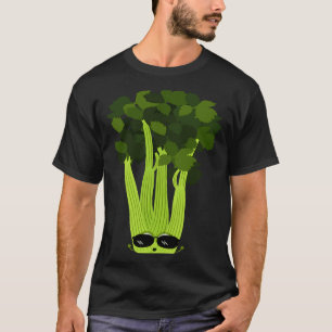 T-shirt Lunettes de soleil Celery Dad Fête des pères végét