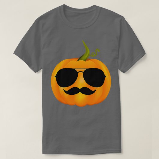 T-shirt Lunettes de soleil Citrouille Jackolantern (Design devant)