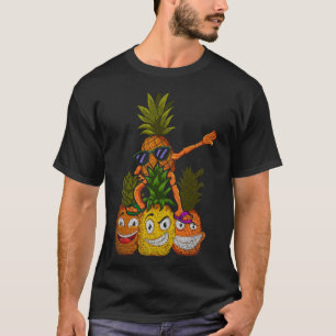 T-shirt Lunettes de soleil cool Fruit d'été exotique Dabbi