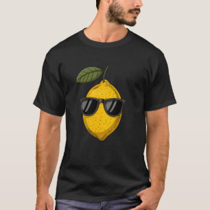 T-shirt Lunettes de soleil Cool Lemon pour hommes femmes e