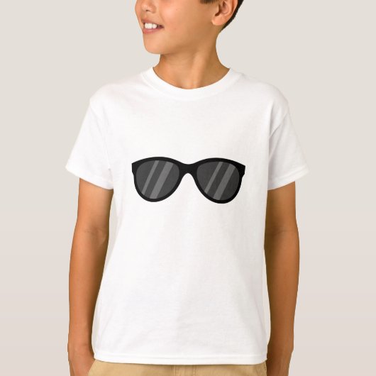 T-shirt Lunettes de soleil de dessin cool (Devant)