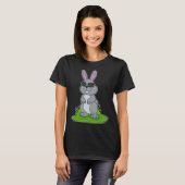 T-shirt Lunettes de soleil de lapin (Devant entier)