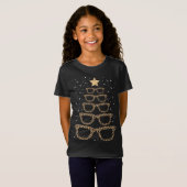 T-Shirt Lunettes de soleil de Noël pour Optometri (Devant entier)
