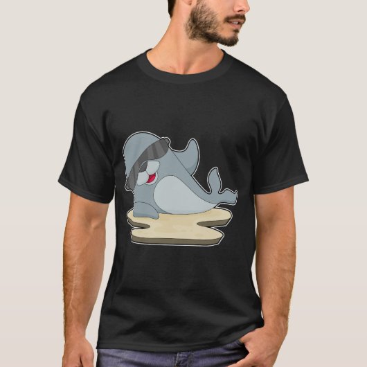 T-shirt Lunettes de soleil de phoque (Devant)