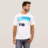 T-shirt Lunettes de soleil de plage (Devant entier)