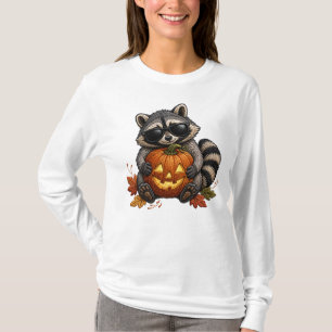 T-shirt Lunettes de soleil de Raton laveur d'Halloween Bro